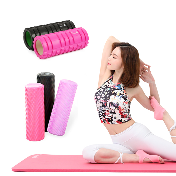 [헬스웨이] EVA폼롤러 45cm + PVC폼롤러 33cm+요가매트 10mm