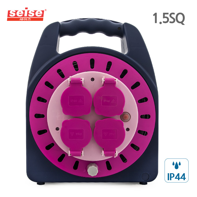 [세이즈] 방진방수형 전기릴선 20미터_핫핑크