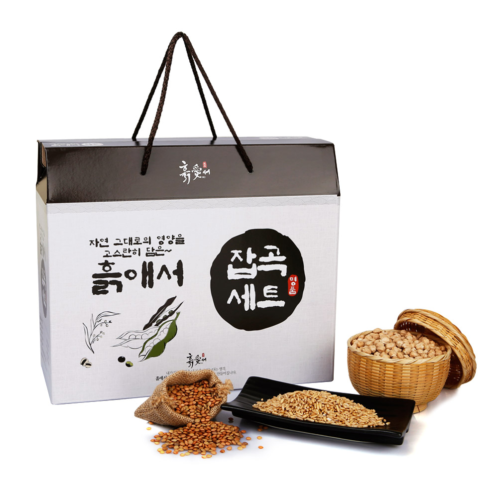 [흙애서] 잡곡선물세트 3종 1호 4개입