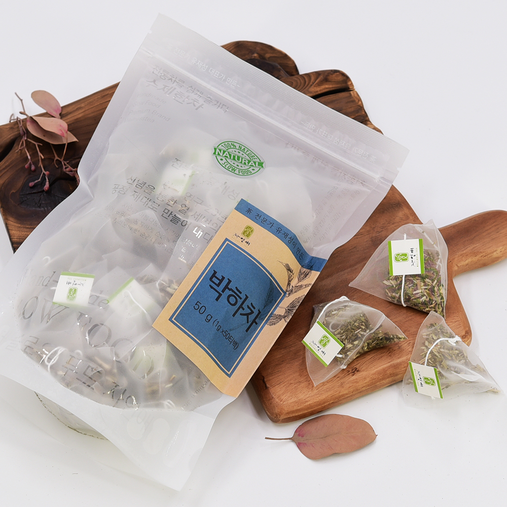 [자연애] 국산 박하차 삼각티백 50개입