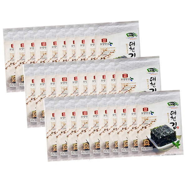 [모양맛김] 바삭하게 구운 대천김(재래김) 20g x 30봉
