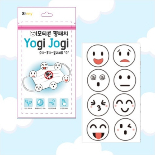 [요기조기]이모티콘 아로마 향 패치 5팩(40EA)