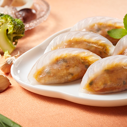 [한만두] 투명한 쭈꾸미만두 잎새 1kg