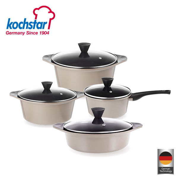 독일 콕스타 아델라 인덕션 주물 냄비 4종 세트(편18,양20,24,전24) KSC-ADIHS8P04C4