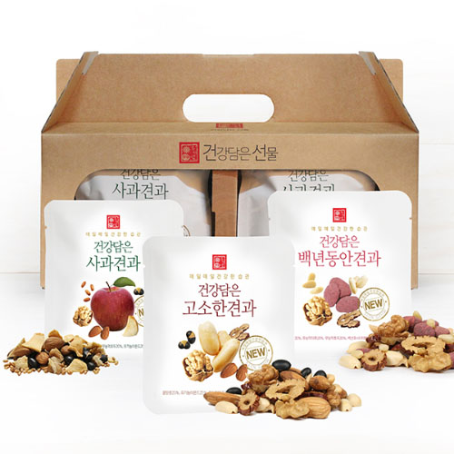 [유기샘] 건강담은 매일견과 3종 30일분 (30개입)