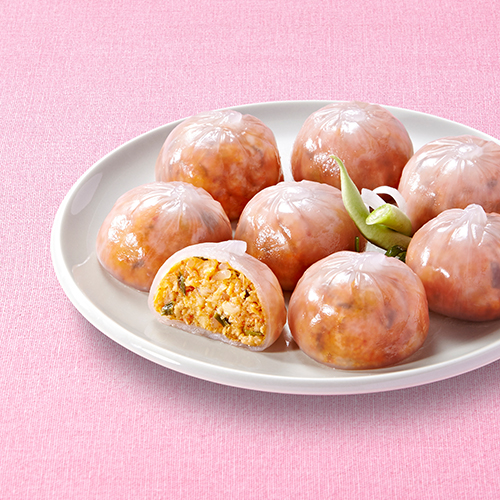 [한만두] 투명한 김치만두 물방울 1.2kg