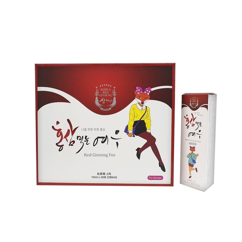[삼대인홍삼] 홍삼 먹는 여우 (10ml x 28포)