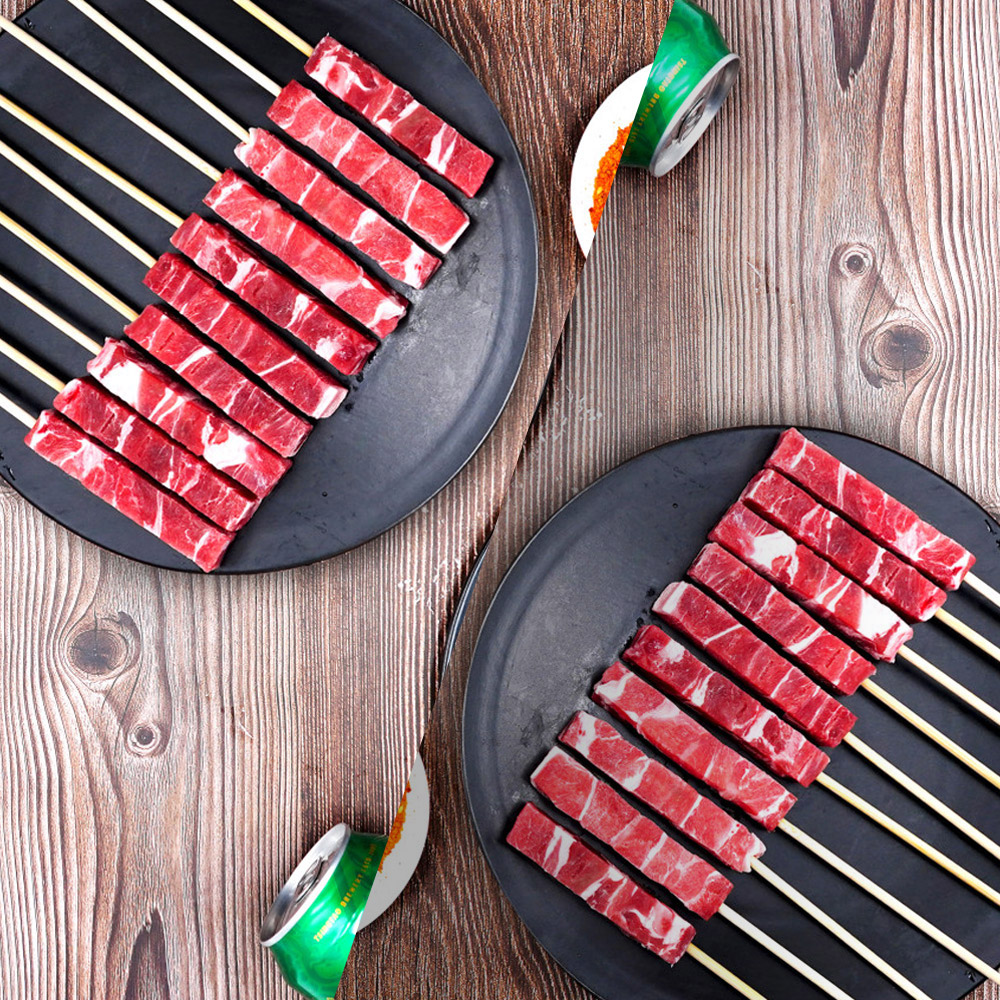 양고기 냉동 양어깨살꼬치 400g + 양삼겹살꼬치 (16개) 320g +소스20g