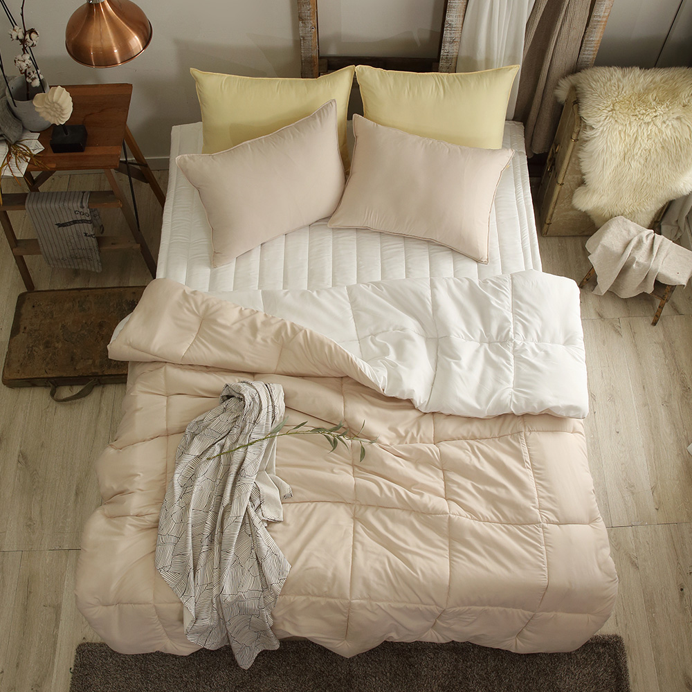 [침구연구소] 어텀 먼지없는 에어스킨 차렵 이불패드세트 퀸Q (이불+패드+베개커버)