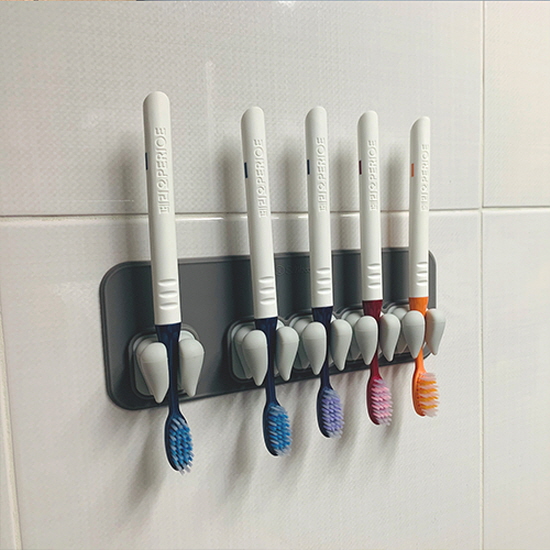 [실리바스] 칫솔5종 패밀리 칫솔꽂이