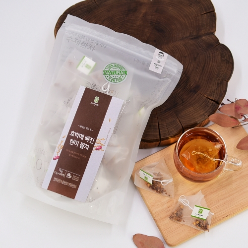 [자연애] 호박에 빠진 현미 팥차 삼각티백 50개입