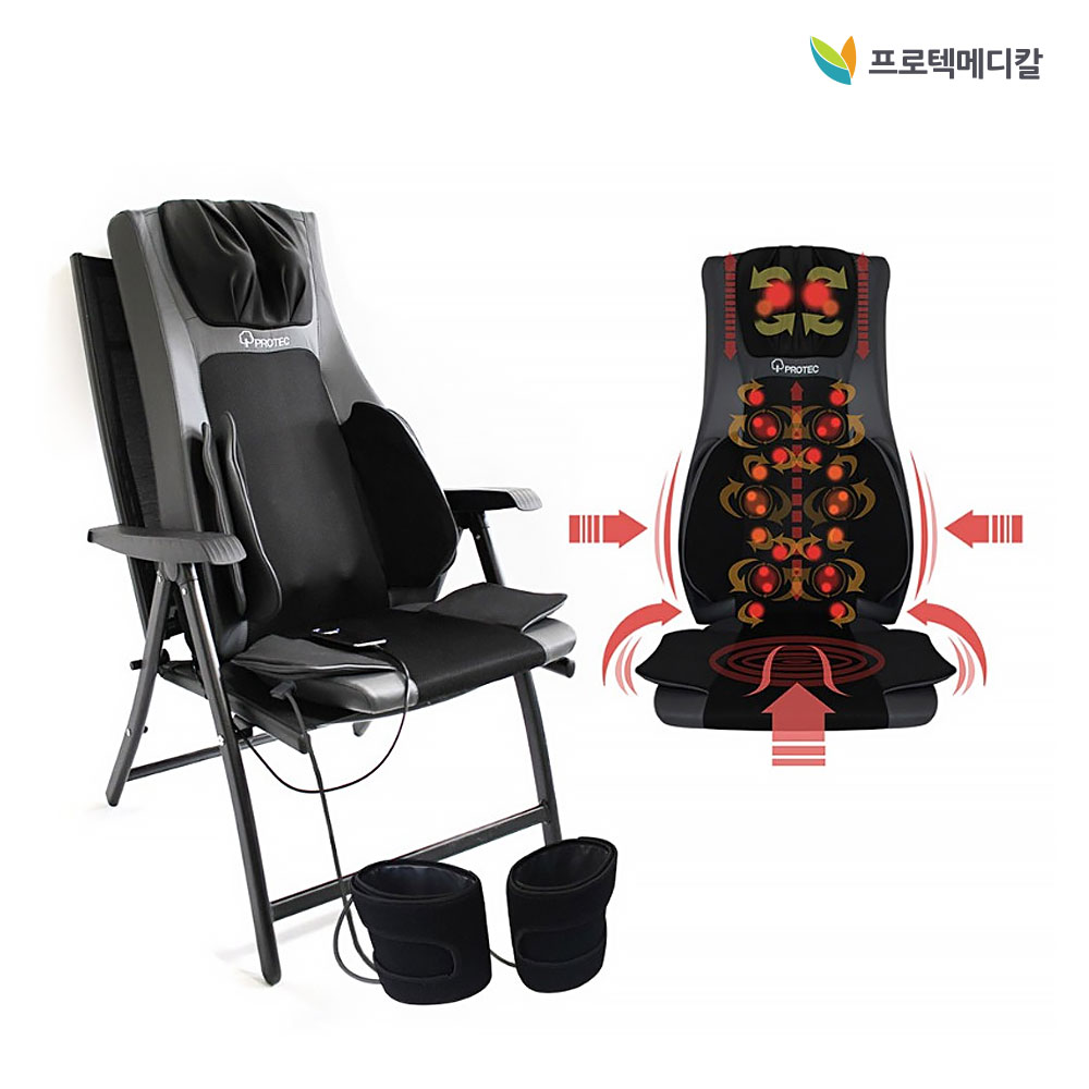 [프로텍메디칼] 4D+에어롤링 안마기 전신 에어마사지 시트(전용의자 별도)