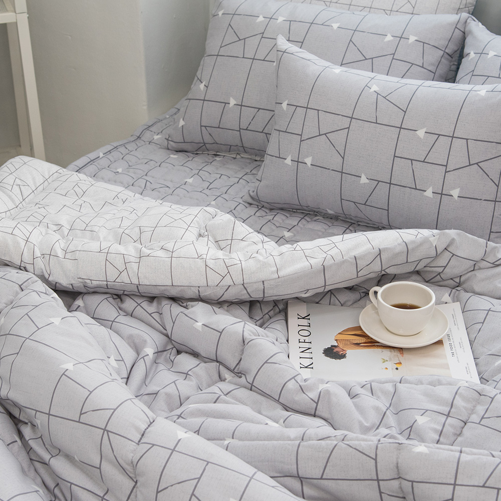 [침구연구소] 크리미 먼지없는 에어스킨 차렵 이불패드세트 싱글S(이불+패드+베개커버)