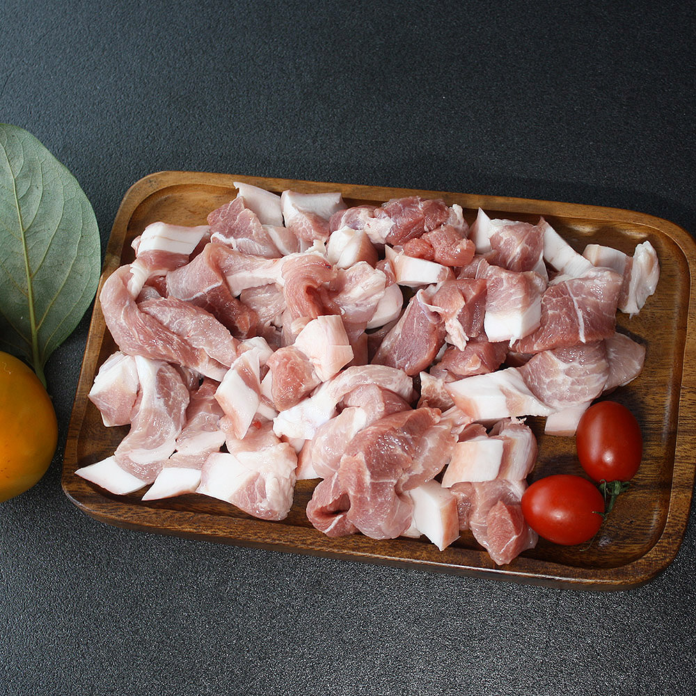 국내산 한돈 찌개거리 2kg (500g 4팩)