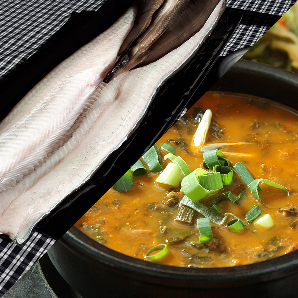 [손질] 국산 민물장어 1kg (3-4인분) 2팩 + 장어탕 500ml 2팩