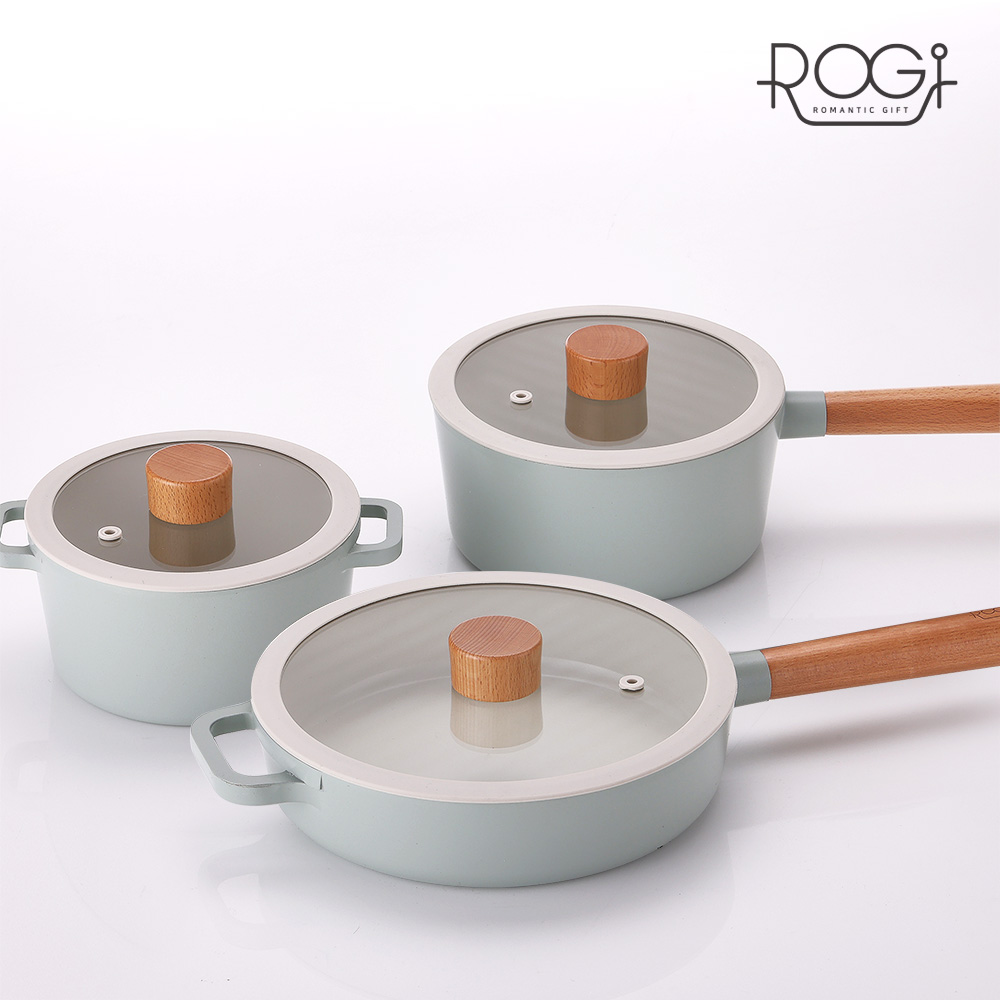 [ROGI] 로기 포레스트 colo IH 3종세트A_16쁘띠팟+18누들+22캐서롤