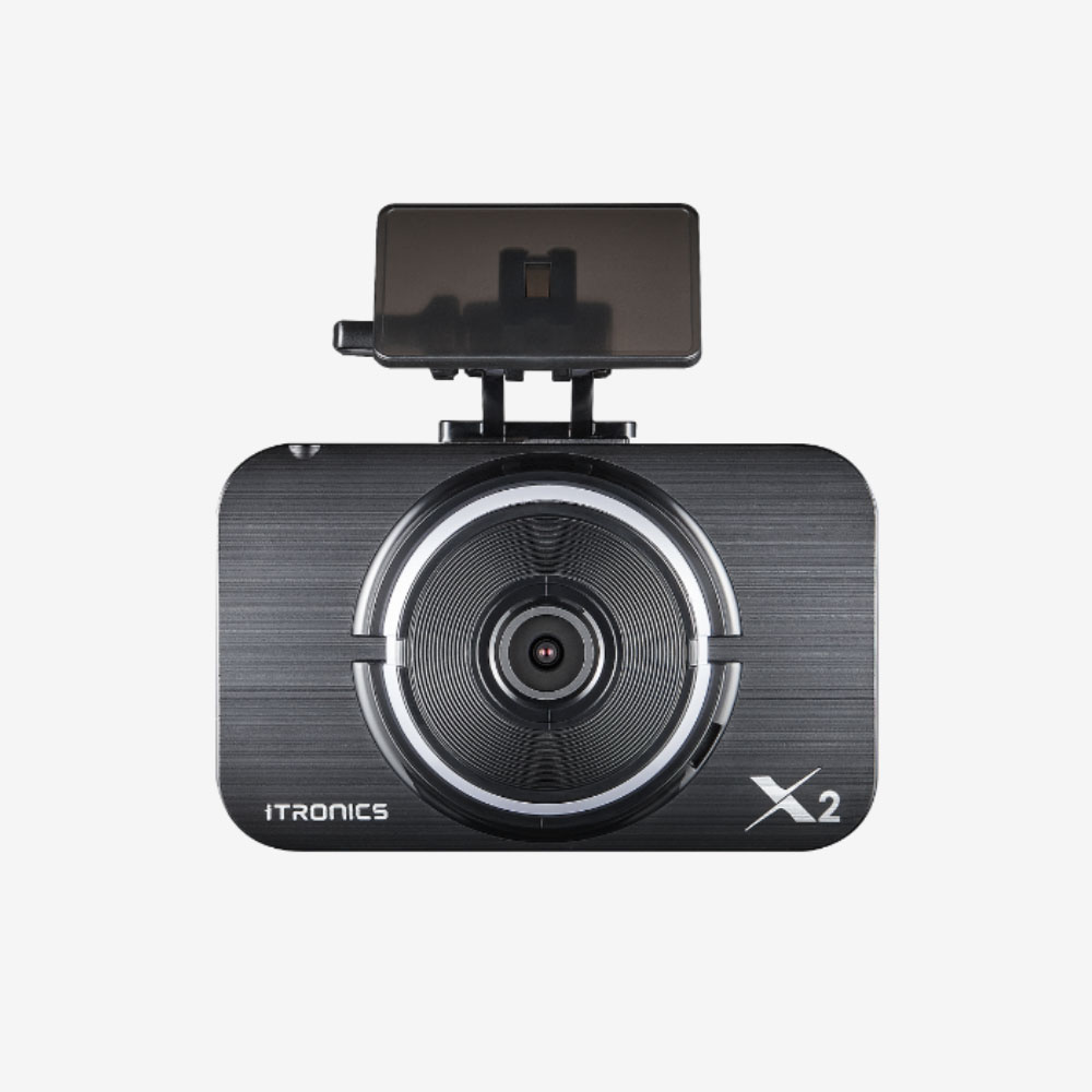 [아이트로닉스] X2 64GB 2채널 블랙박스 (스마트폰 연동 / FHD+FHD)