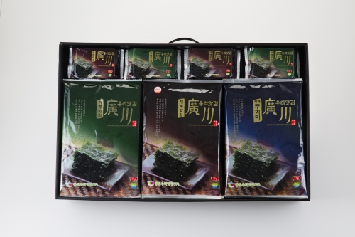 [광천우리맛김] 특대형세트1호(전장김 30EA+도시락김 12EA)