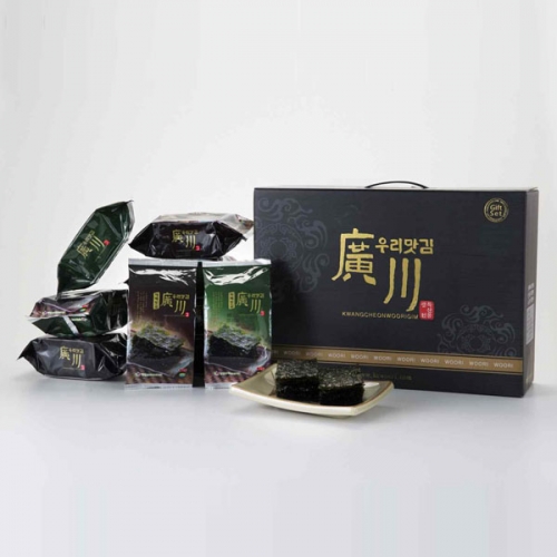 [광천우리맛김] 식탁김 20봉 세트(재래식탁김 10봉+파래식탁김 10봉)