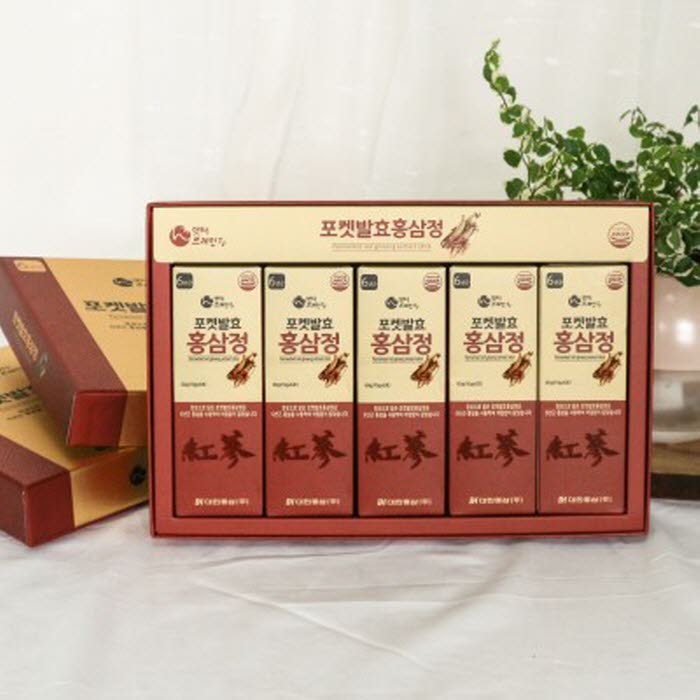 [대한홍삼] 포켓 발효 홍삼정 스틱 10ml x 30포