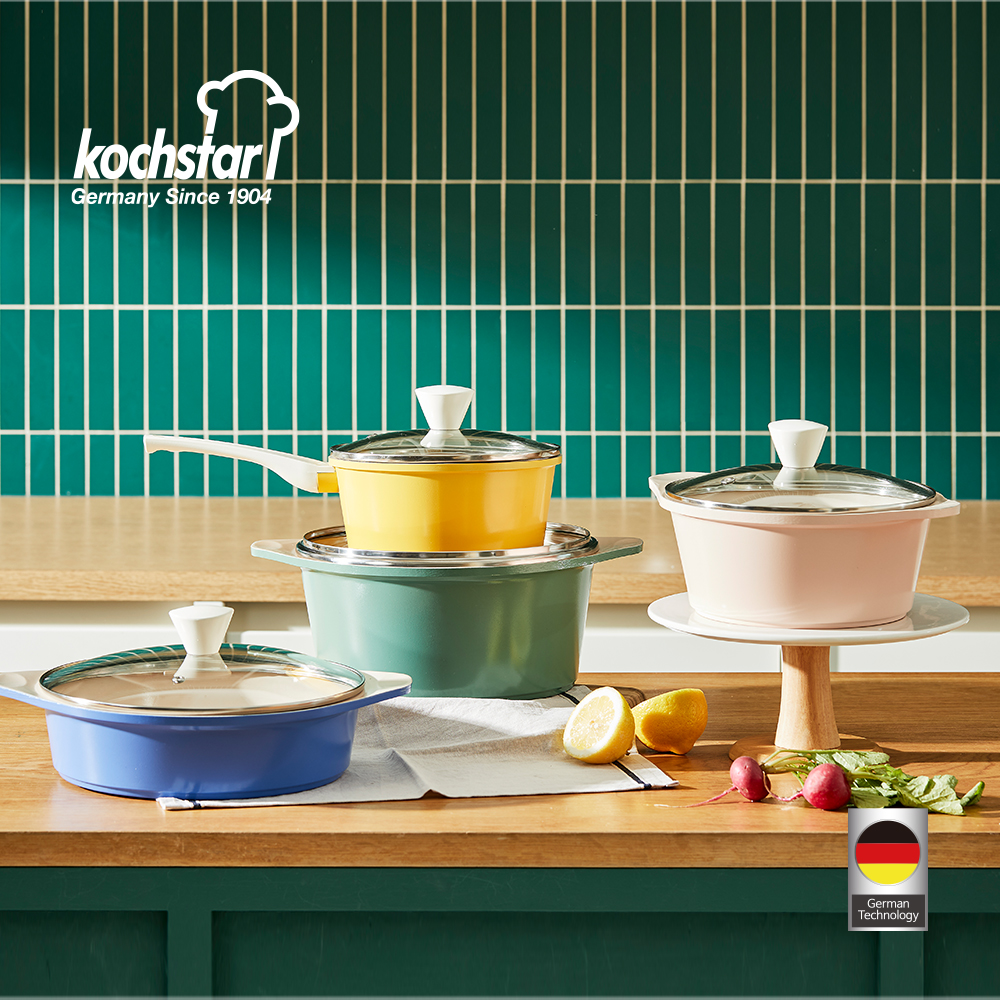 콕스타 리안 IH 세라믹 냄비 4종세트 (편수18,양수20,24,전골24) KSC-RAIHS8P04C4