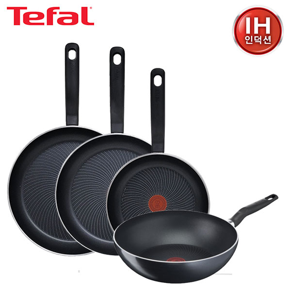 [테팔] 퍼펙트 쿠킹 다크 인덕션 프라이팬 24cm+28cm+30cm+멀티팬 28cm TFC-PC4830W