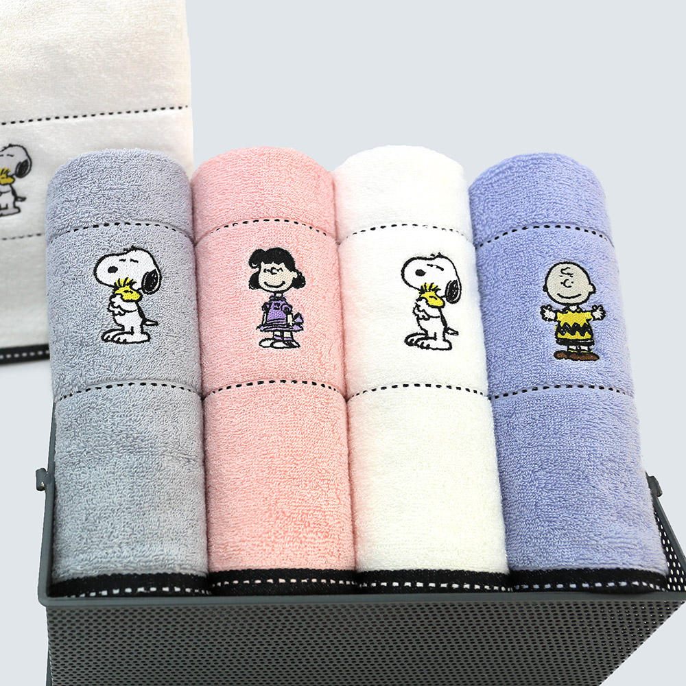 [송월] 스누피 프렌즈40 세면타올 5장