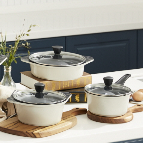 콕스타 아델라 감성주방 IH 냄비 3종세트 KSC-ADIHS8P4C4