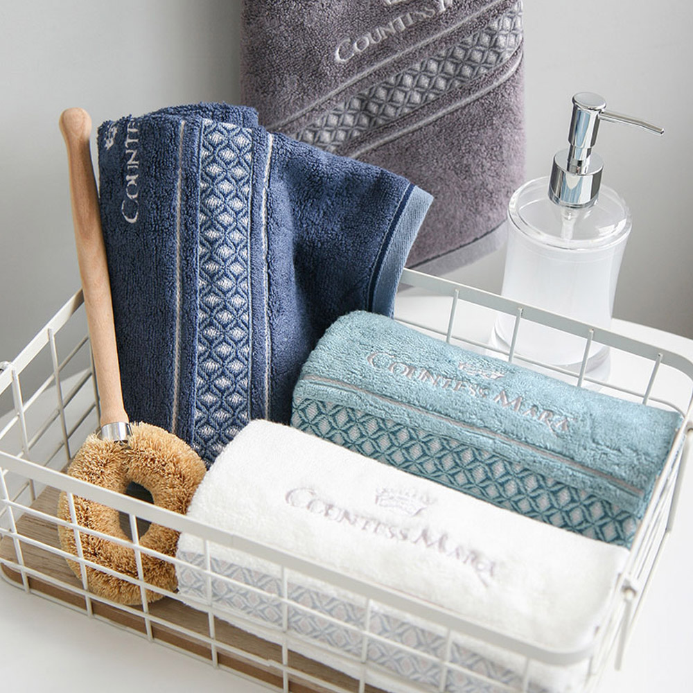 [송월] 카운테스마라 더블다이아40 세면타올 10장