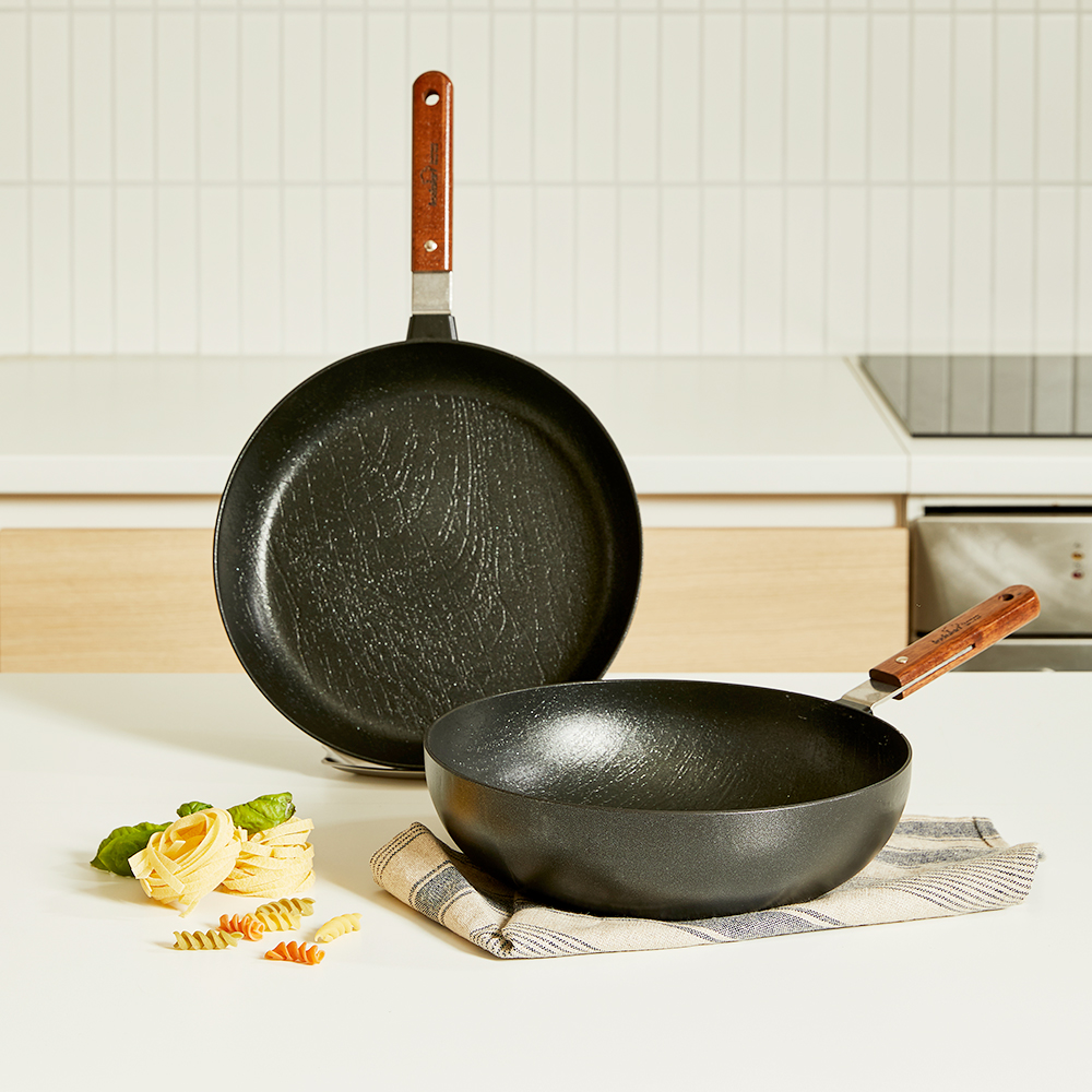 콕스타 하르츠 시리즈 IH 후라이팬 2종세트(후라이팬28cm+멀티팬28cm) KSC-HZIH8W