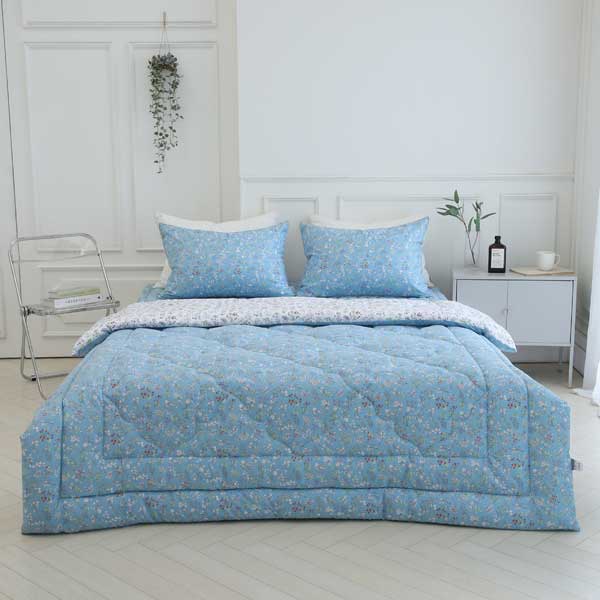 [쉐모아] 버베나 세미마이크로 차렵이불 2종세트(Q)(이불1P,베개커버2P)