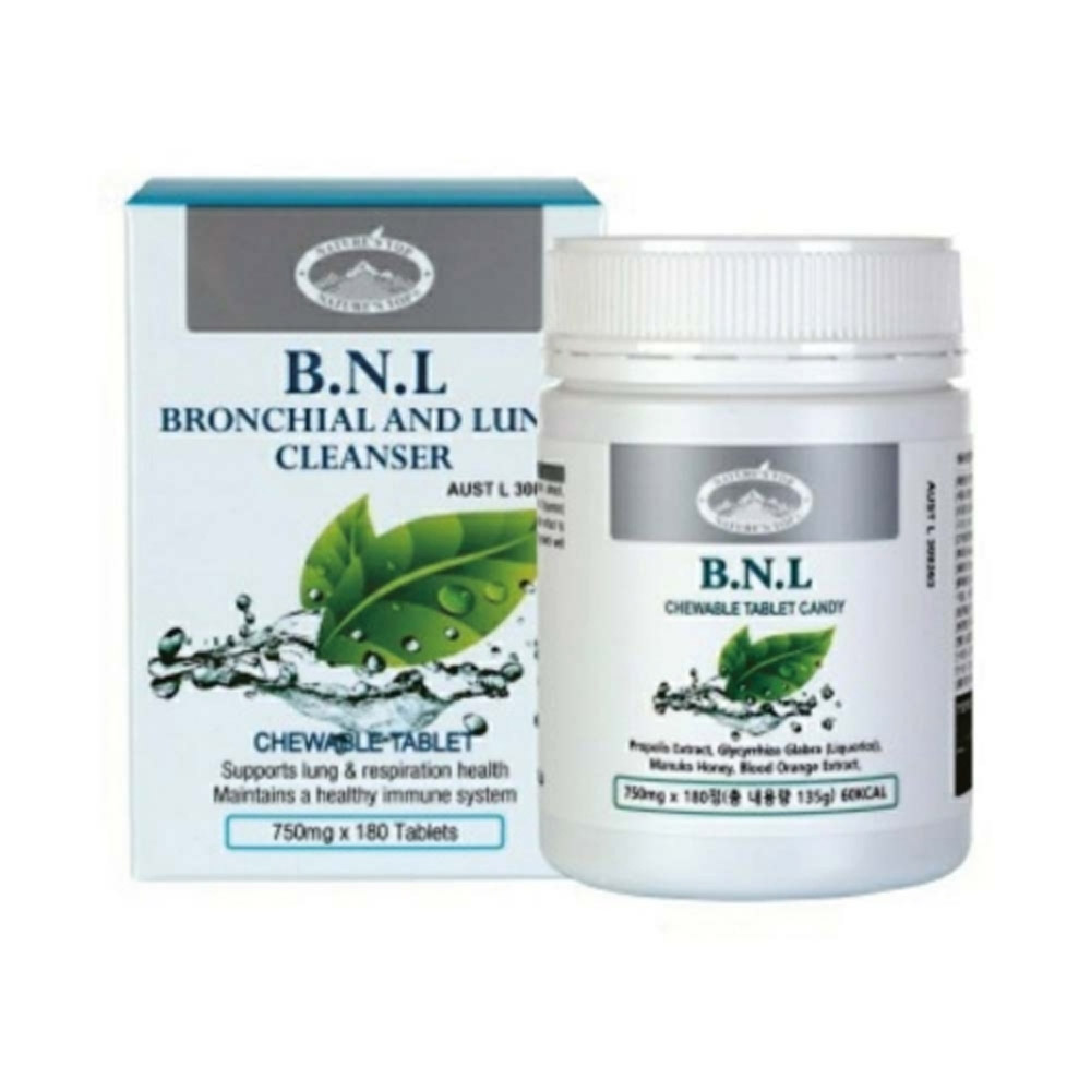 [네이쳐스탑] BNL폐 클렌저 750mg*180정