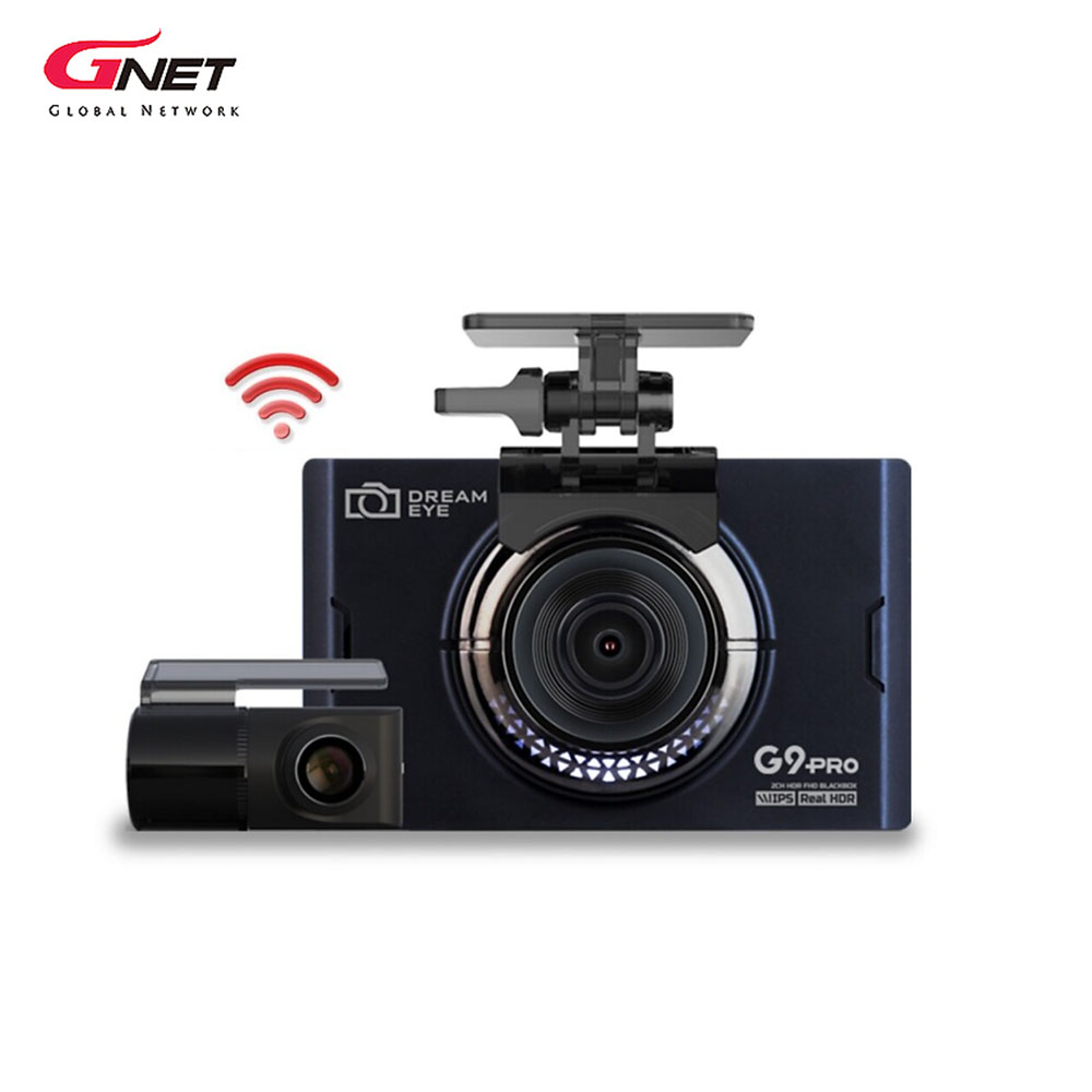 [지넷시스템] 드림아이 블랙박스 G9 PRO 2채널 FHD/HDR 32GB+Wi-Fi 동글이 증정