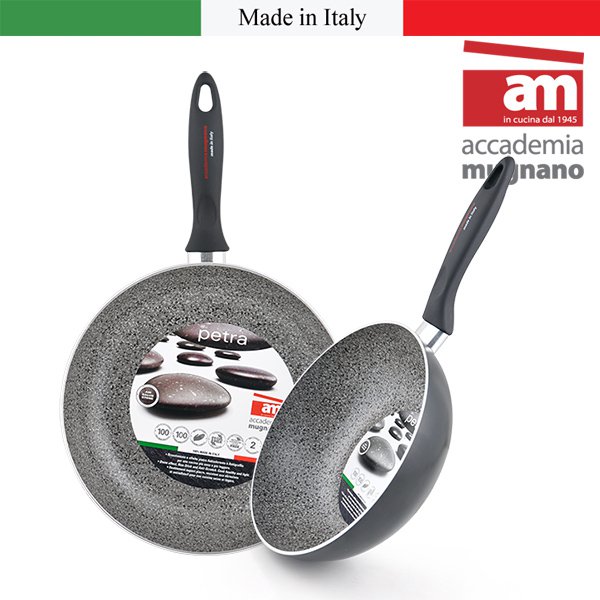 [이태리 am]이태리 am 페트라(PETRA)스톤 코팅 후라이팬세트(2P)_Am-PF-28F24W