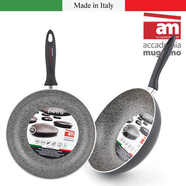 [이태리 am]이태리 am 페트라(PETRA)스톤 코팅 후라이팬세트(2P)_Am-PF-28F28W