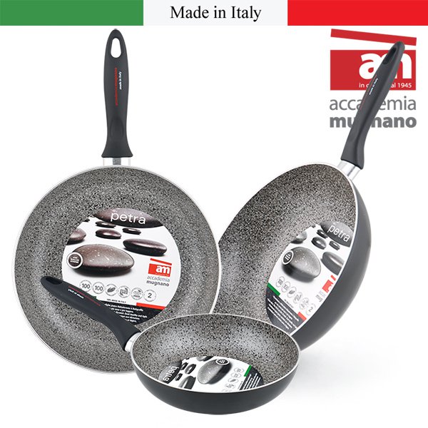 [이태리 am]이태리 am 페트라(PETRA)스톤 코팅 후라이팬세트(3P)_Am-PF-20F28F28W