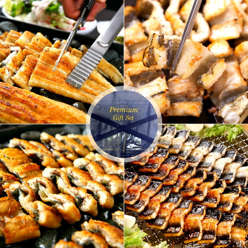 [팔도] 국산 자포니카 민물장어 (초벌 700gx3팩) 총2.1kg 선물세트 (부직포가방포함)