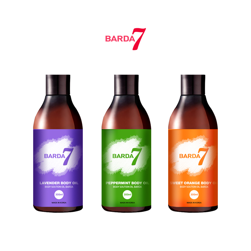 바르다7 아로마 마사지 바디 오일 300ml 3종택1