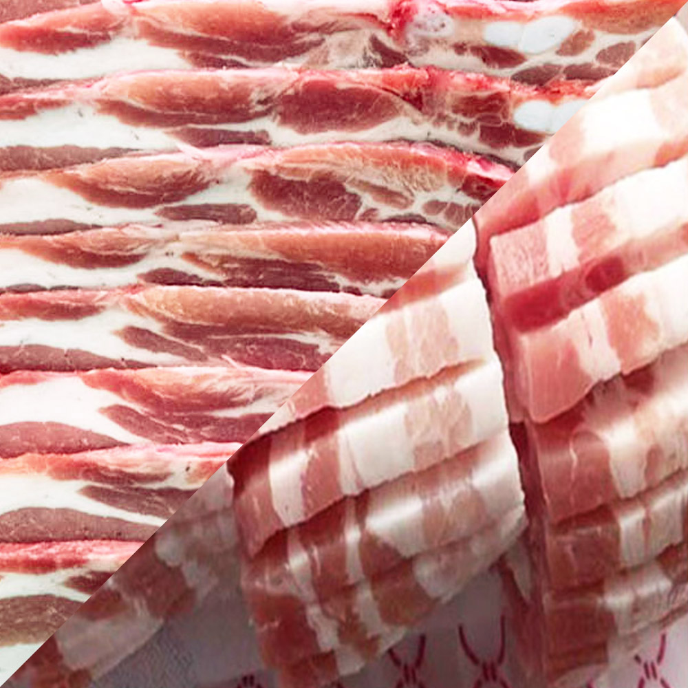 신선한 한돈 삼겹살(구이용/수육용) 500g 1팩 + 벌짚삼겹살 500g 1팩