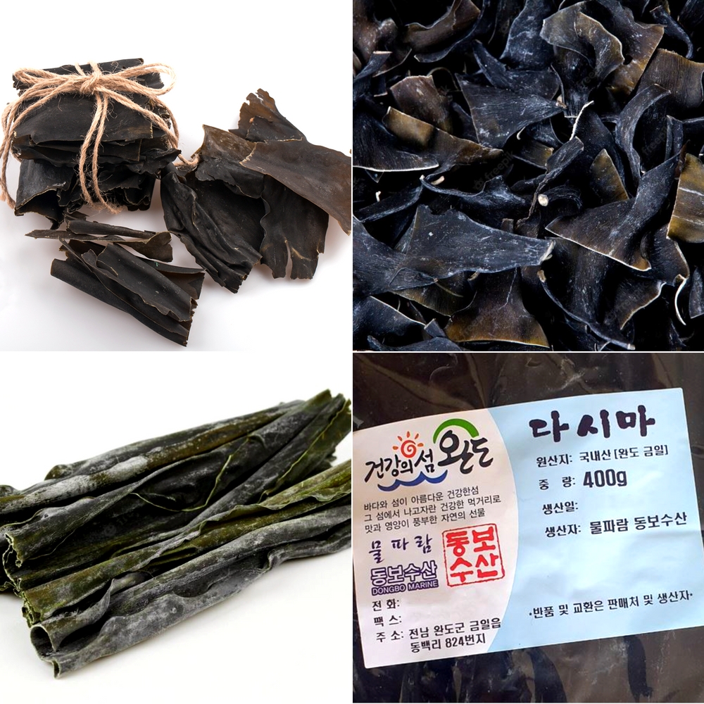 [BADA] 깨끗한 완도 다시마 400g 5팩 (총2000g)