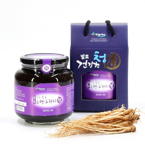 [약초아이] 국내산 원재료 100% 발효 은행 도라지청 1kg