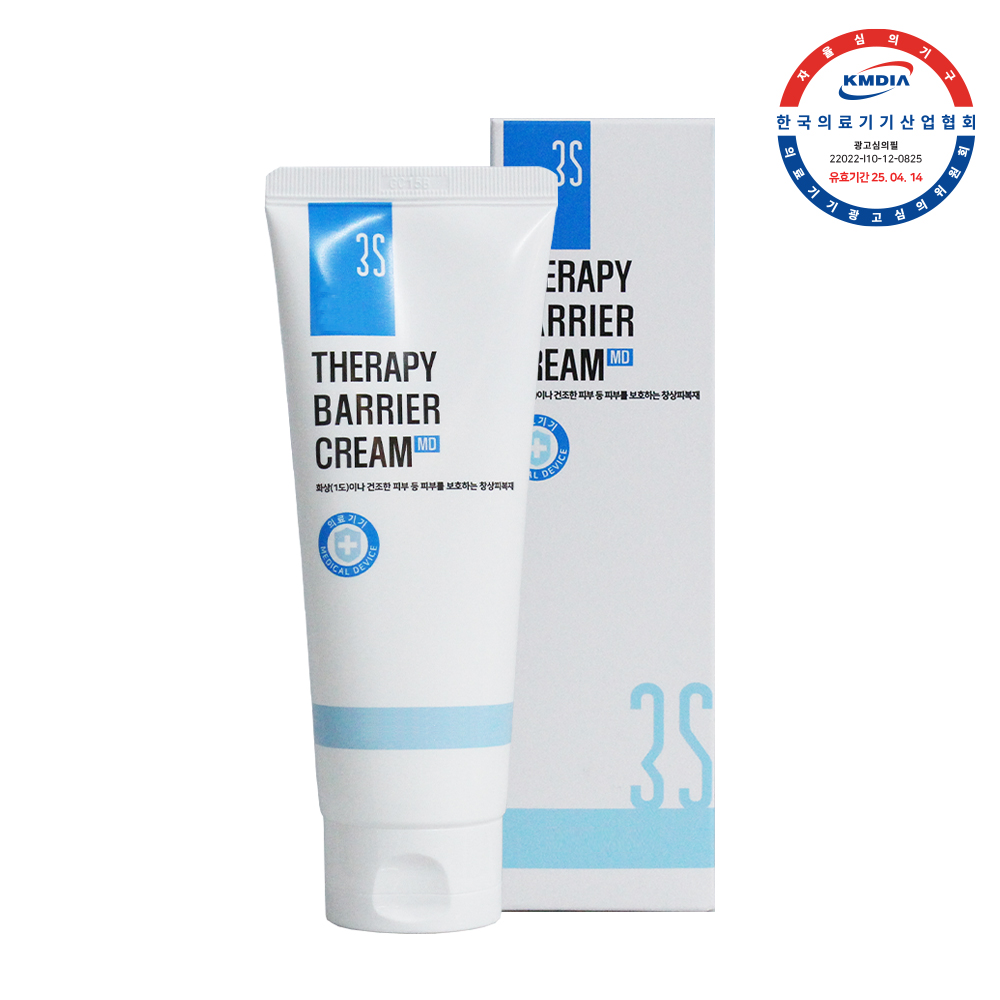 3S 테라피 베리어 크림 MD 150g 대용량 세라마이드 5종 피부 발진 의료기기보습제 (영유아 사용 가능)