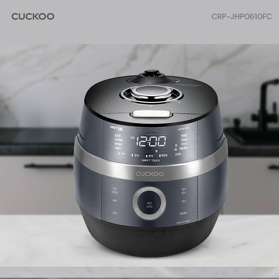 [쿠쿠] 풀스테인리스 6인용 IH 전기압력밥솥 CRP-JHP0610FC