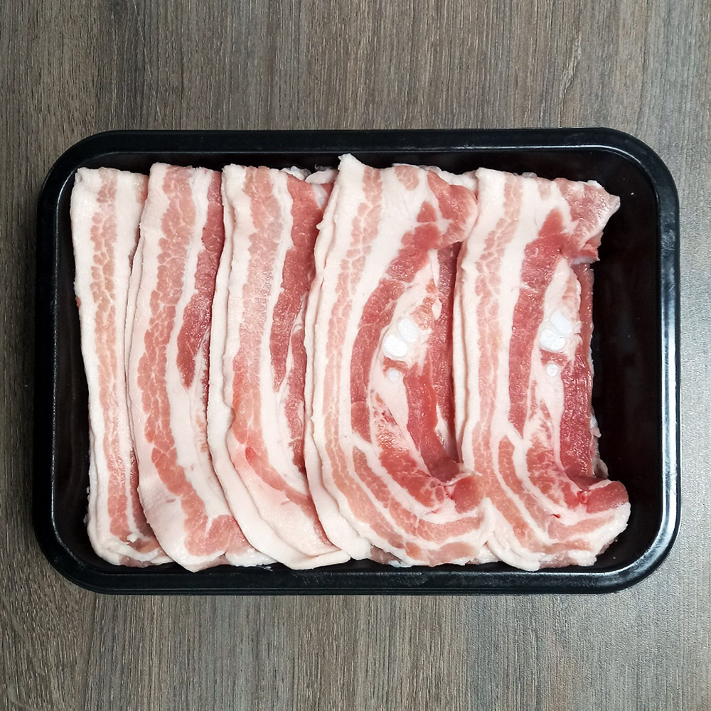 신선한 한돈 냉장 대패삼겹살 500g 4팩 (총2kg)