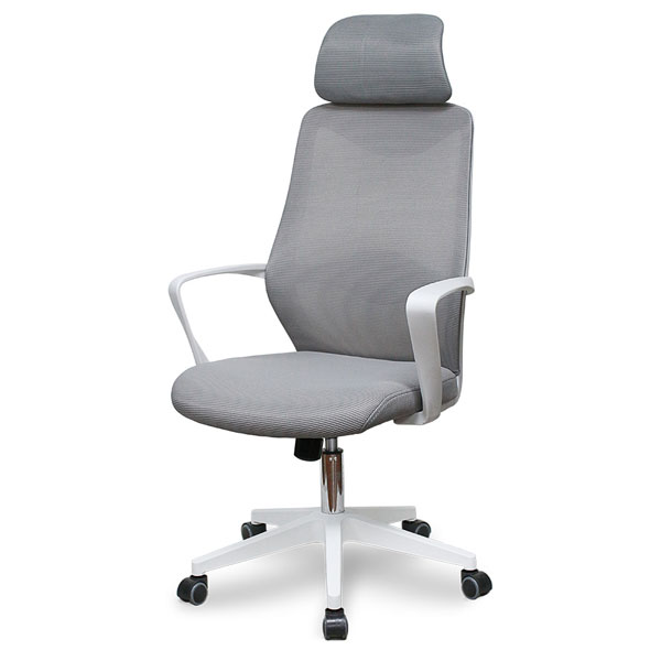 [보루네오 하우스] 프리모 화이트 메쉬체어 CB037