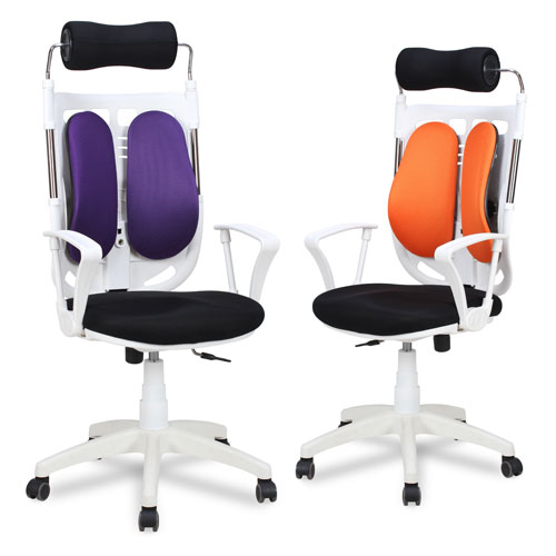 [보루네오 하우스] 프리모 화이트 듀얼 리더스체어 CB017