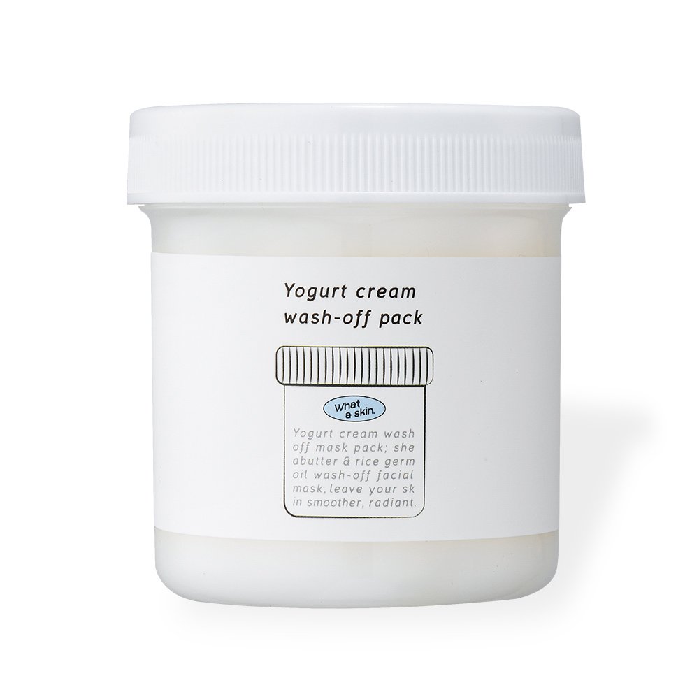 [와더스킨] 요거트 크림 워시오프 마스크팩 130ml