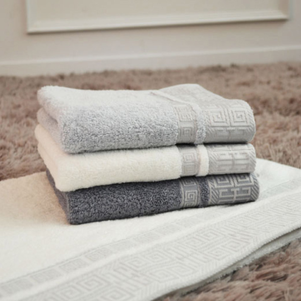 [송월] 격자40 세면타올 5장