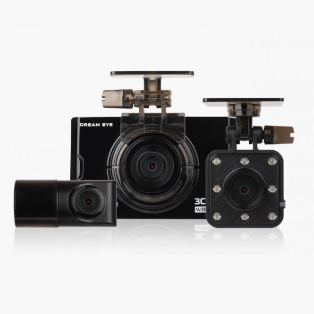 [지넷시스템] 드림아이 한문철TV 급발진사고 대비 전후방 페달 3채널 블랙박스 100:0 256GB (정품GPS+Wi-Fi 증정)