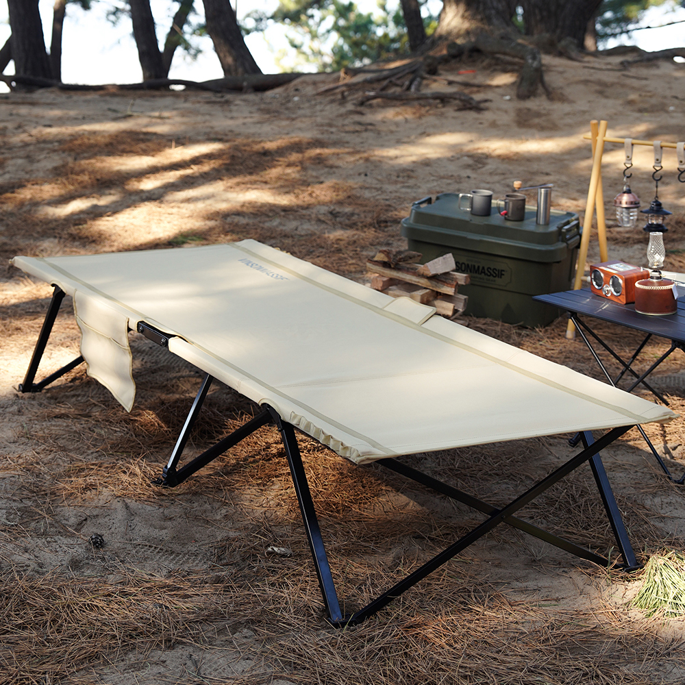 [빈슨메시프] 댐퍼코트 접이식 하드폴딩 캠핑 야전침대